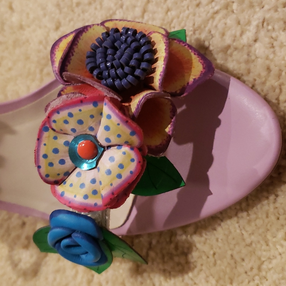 Sophia Webster size 40 1/2 color multi 100% Authentic - Picture 5 of 11